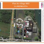 Plan du village La Bizikleta, édition 2023